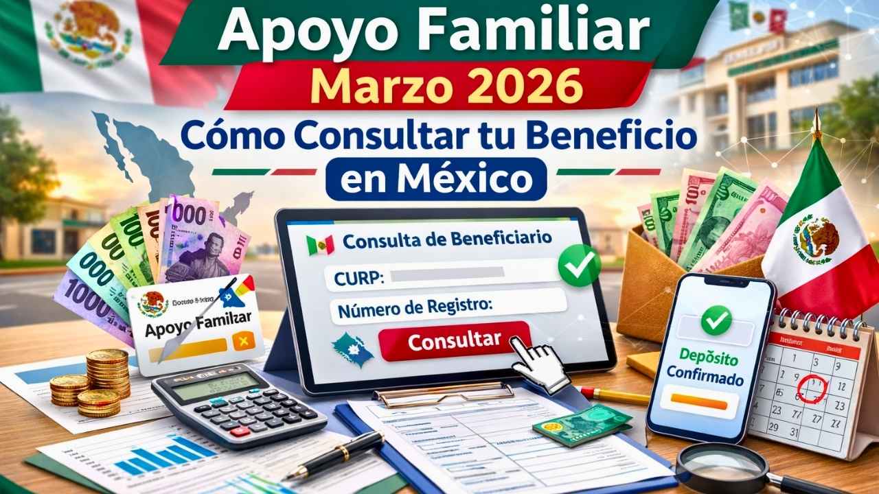 Apoyo Familiar marzo 2026: cómo consultar tu beneficio en México