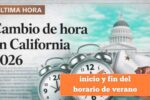 Cambio de hora en California 2026: consulta fechas oficiales del inicio y fin del horario de verano