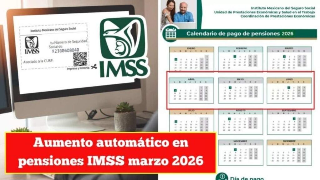 Pensiones IMSS marzo 2026: guía completa sobre el aumento automático y calendario de pagos