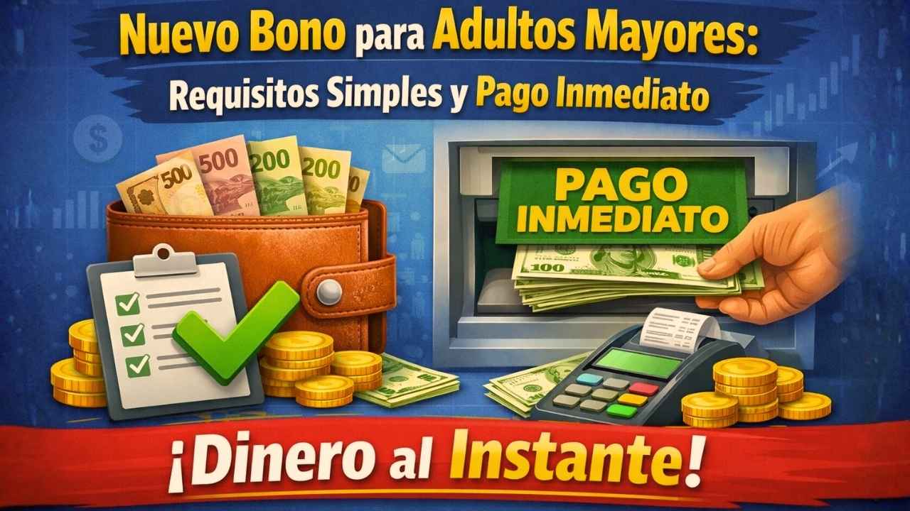Apoyo económico 2026: bono especial para adultos mayores con pago directo