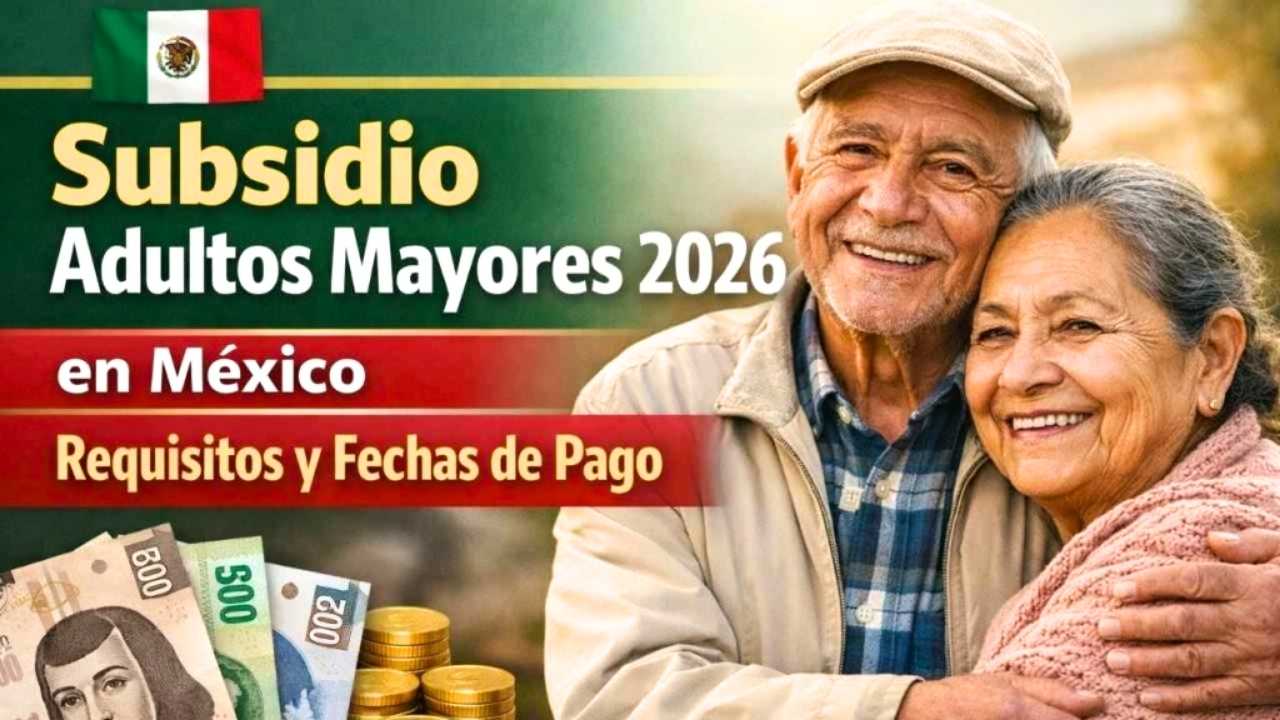 Subsidio 2026 en México: adultos mayores reciben apoyo económico, requisitos y calendario oficial