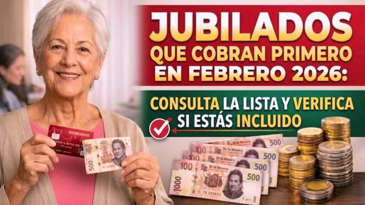 Pagos jubilados febrero 2026: lista confirmada de beneficiarios prioritarios